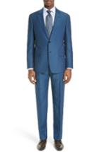 Men's Armani Collezioni G-line Trim Fit Birdseye Wool Suit