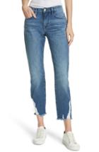 Women's Frame Le Boy Ripped Straight Leg Jeans