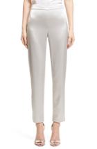 Women's St. John Collection Liquid Satin Crop Pants