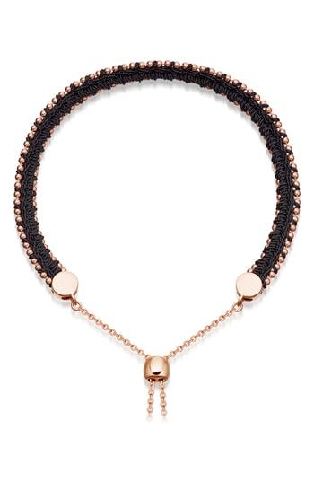 Women's Astley Clarke Midnight Woven Kula Biography Bracelet