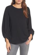 Women's Pleione Angle Cuff Sweatshirt - Black