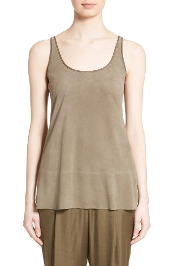 Women's Lafayette 148 New York Odalys Suede Tank