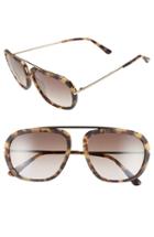 Women's Tom Ford 'johnson' 57mm Sunglasses - Blonde Havana/ Gradient Brown