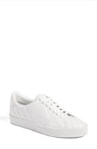 Women's Burberry Check Quilted Leather Sneaker Us / 35eu - White