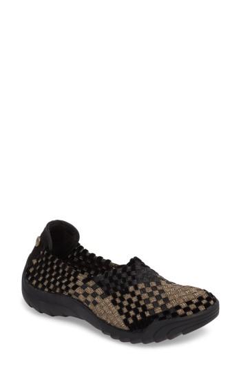 Women's Bernie Mev. Rigged Fly Slip-on Sneaker Us / 37eu - Metallic