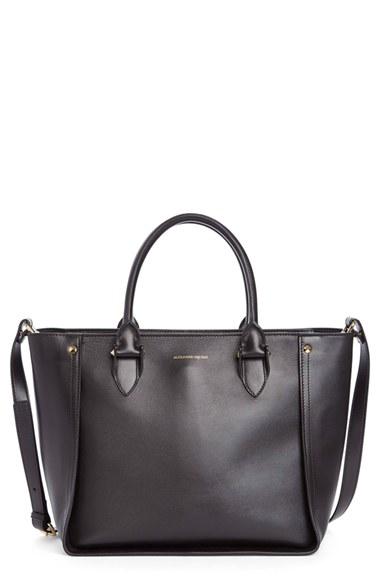 Alexander Mcqueen 'inside Out' Leather Shopper -