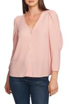 Women's 1.state Puff Sleeve Blouse, Size - Pink