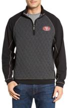 Men's Tommy Bahama 'nfl Gridiron' Quarter Zip Pullover