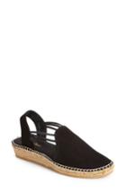 Women's Toni Pons 'nuria' Suede Sandal Us / 35eu - Black