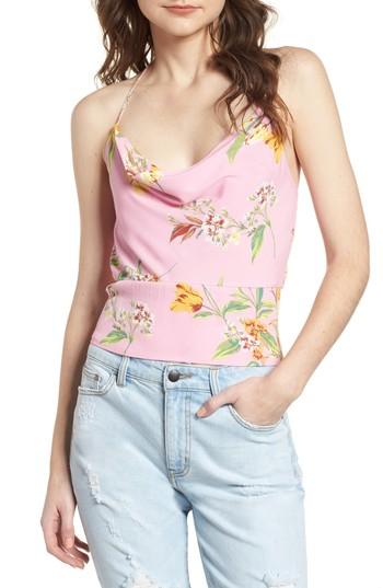 Women's Afrm Rimini Cowl Neck Tank - Pink