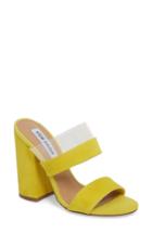 Women's Steve Madden Advance Slide Sandal M - Yellow