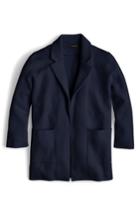 Women's J.crew New Lightweight Sweater Blazer, Size - Blue