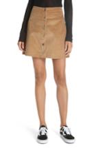 Women's Elizabeth And James Prewit Corduroy Skirt - Beige