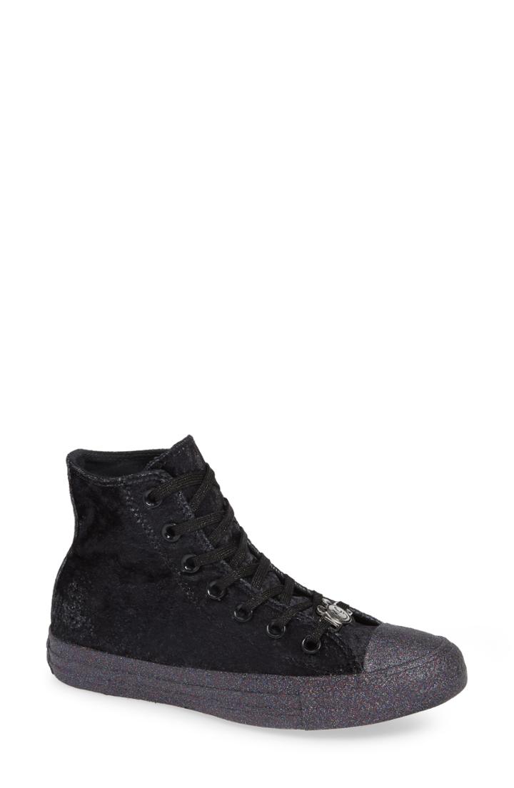 Women's Converse X Miley Cyrus Chuck Taylor All-star Hi-top Sneaker M - Black