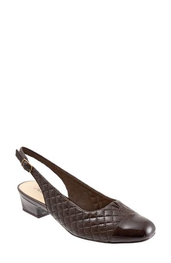 Women's Trotters Dea Slingback Sandal M - Brown