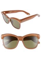 Women's Givenchy 55mm Retro Sunglasses - Brown