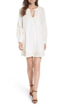 Women's Hinge Embroidered Lace Minidress, Size - Ivory