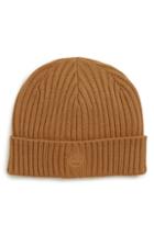 Men's Timberland Wide Ribbed Embroidered Logo Cap - Brown