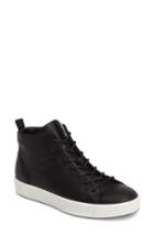 Women's Ecco Soft 8 High Top Sneaker -6.5us / 37eu - Black