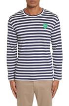 Men's Comme Des Garcons Stripe Long Sleeve T-shirt - Blue