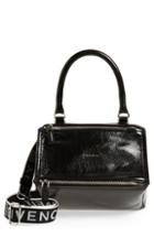 Givenchy Small Pandora Leather Shoulder Bag - Black