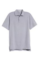 Men's Peter Millar Radcliff Stripe Performance Polo - Blue