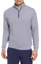 Men's Peter Millar Perth Performance Quarter Zip Pullover - Beige