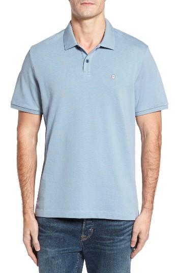 Men's Victorinox Swiss Army Classic Stretch Pique Polo - Blue