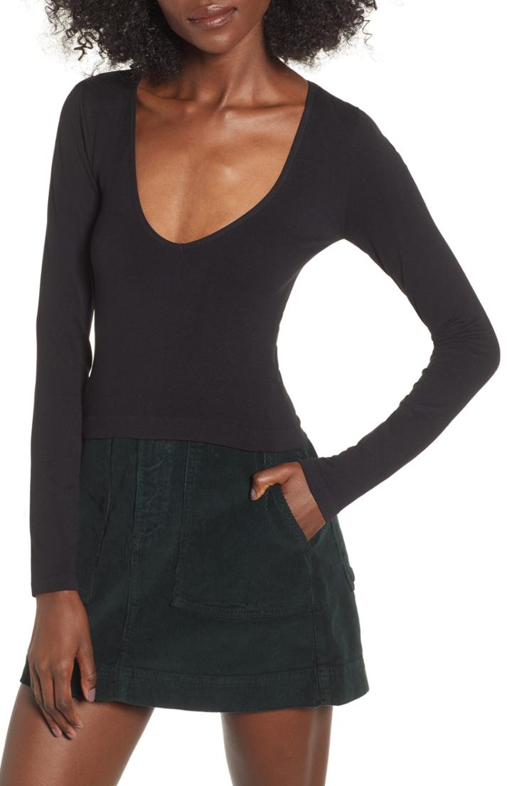 Women's Bdg Urban Outfitters V-neck Tee - Black
