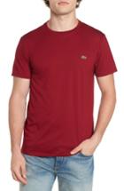 Men's Lacoste Pima Cotton T-shirt (s) - Burgundy