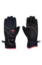 Women's Roxy Jetty Solid Snow Sport Gloves - Black