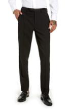 Men's Topman Kingley Slim Fit Tuxedo Pants X 32 - Black