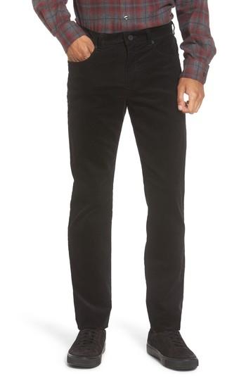 Men's Vince Five-pocket Stretch Corduroy Pants - Black