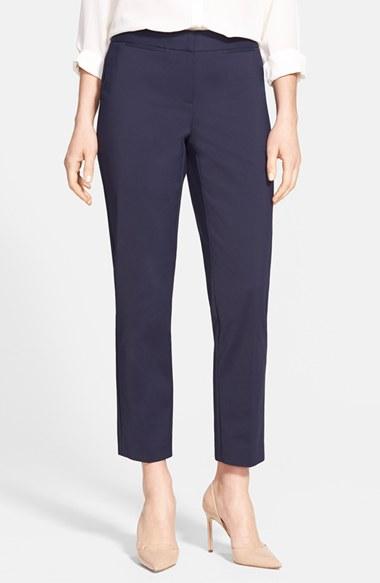 Women's Nordstrom Collection 'veloria' Slim Ankle Pants - Blue