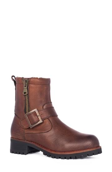 Women's Klr Casey Buckled Moto Boot M - Brown