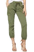 Women's Sanctuary Drawstring Trooper Pants, Size - Green