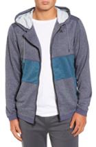 Men's Hurley Dri-fit Disperse Colorblock Zip Hoodie - Blue