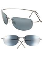 Women's Maui Jim Kapalua 57mm Polarizedplus2 Hingeless Sunglasses - Black/ Gunmetal