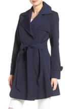 Women's Trina Turk 'phoebe' Double Breasted Trench Coat, Size - (online Only) (regular & )