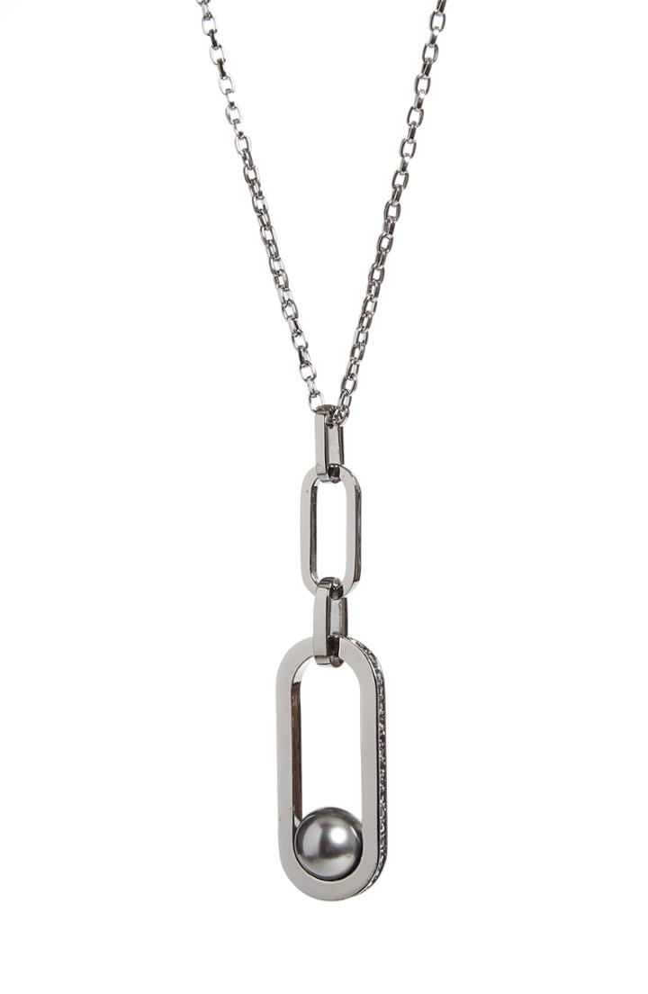 Women's St. John Collection Imitation Pearl Pendant Necklace