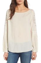 Women's Hinge Embroidered Blouse - Ivory
