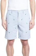 Men's Southern Tide Embroidered Seersucker Shorts - Blue