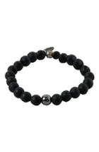 Men's Mr. Ettika Hematite Onyx Bracelet