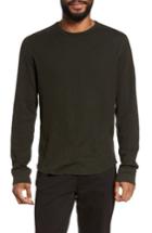 Men's Vince Double Knit Long Sleeve T-shirt - Green