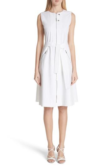 Women's Lafayette 148 New York Karsyn Fit & Flare Dress - White