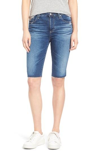 Women's Ag Brooke Denim Bermuda Shorts - Blue