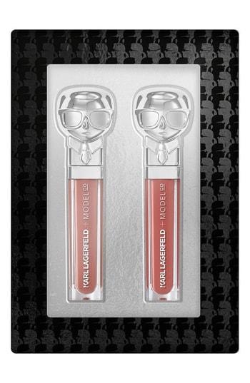 Karl Lagerfeld + Modelco Kiss Me Karl Lip Lights Gloss Set - No Color