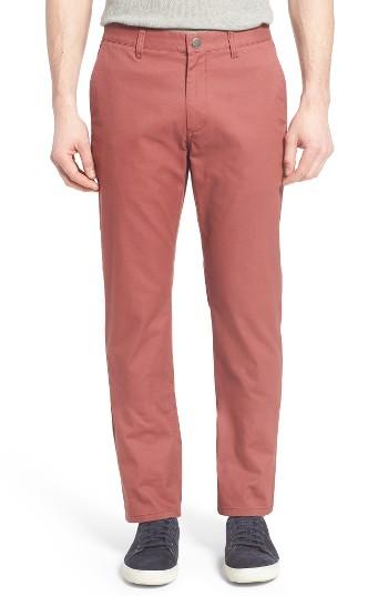 Men's Bonobos Straight Fit Washed Chinos X 36 - Red