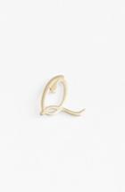 Women's Lana Jewelry 'spellbound' Initial Half-pair Stud Earrings