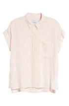 Women's Rails Whitney Print Silk Shirt - White